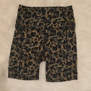 PINK Victoria's Secret Leopard Print Bike Shorts